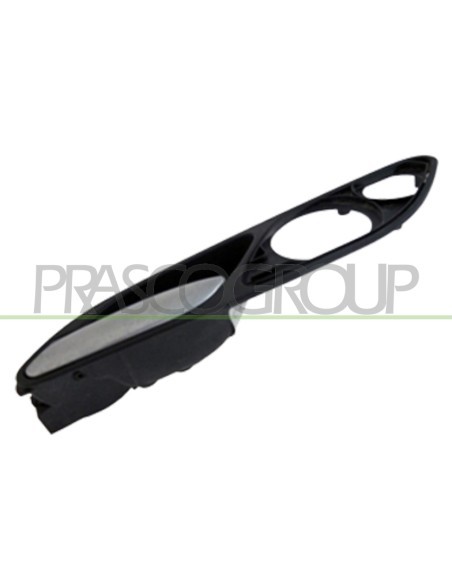 MANIGLIA ANTERIORE SINISTRA INTERNA CON LEVA CROMATA CON MOSTRINA NERA BMW 3 SERIES E46 COUPE' Mod. 09-03 - 09-06