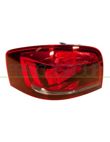 FANALE POSTERIORE SINISTRO NERO SENZA PORTALAMPADA MOD. 3 PORTE AUDI A3 Mod. 07-08 - 08-12