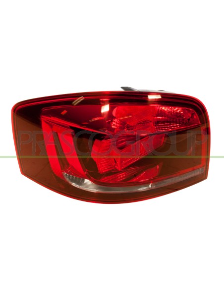 FANALE POSTERIORE SINISTRO NERO SENZA PORTALAMPADA MOD. 3 PORTE AUDI A3 Mod. 07-08 - 08-12