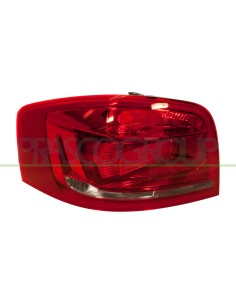 FANALE POSTERIORE SINISTRO ROSSO SENZA PORTALAMPADA MOD. 3 PORTE MOD. 08 in poi 10 AUDI A3 Mod. 07-08 - 08-12