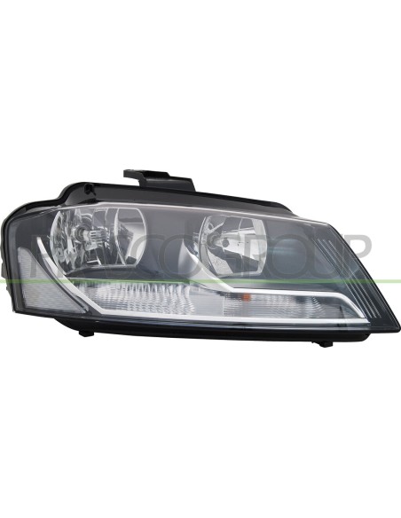 PROIETTORE SINISTRO H7+H7 ELETTRICO CON MOTORE AUDI A3 Mod. 07-08 - 08-12