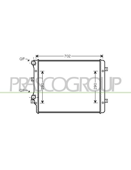 RADIATORE AUDI - A3 - Mod. 07-08 - 08-12
