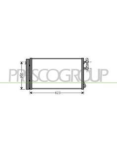 CONDENSATORE BMW X1 E84 Mod. 07-09 - 05-12