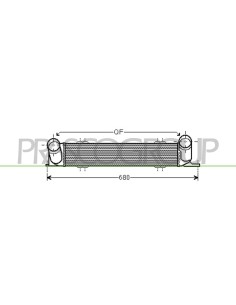 INTERCOOLER BMW 3 SERIES E90-E91 Mod. 03-05 - 02-09