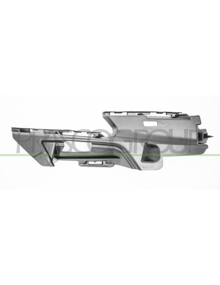 STAFFA DESTRA PARAURTI ANTERIORE PLASTICA AUDI A3 4 PORTE CABRIO (8VE-8VM) Mod. 02-16 - 04-20