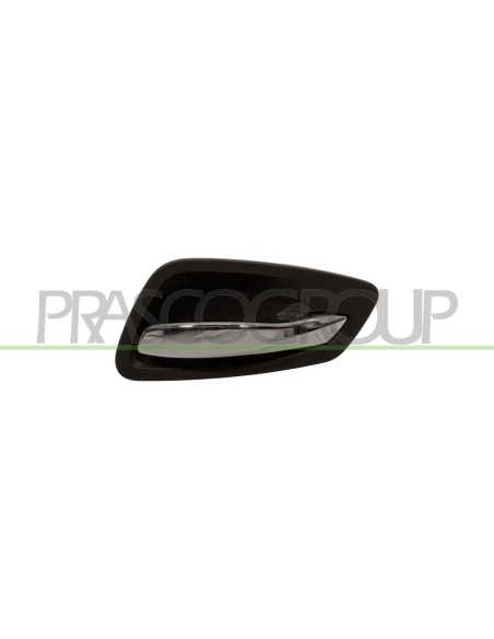 MANIGLIA ANTERIORE DESTRA INTERNA CON LEVA CROMATA SATINATA CON MOSTRINA NERA BMW 3 SERIES E90-E92-E93 M3 Mod. 07-06 - 10-13
