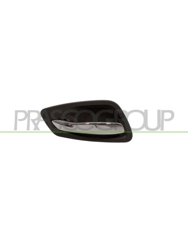 MANIGLIA ANTERIORE SINISTRA INTERNA CON LEVA CROMATA SATINATA CON MOSTRINA NERA BMW 3 SERIES E90-E92-E93 M3 Mod. 07-06 - 10-13