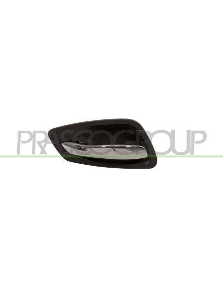 MANIGLIA ANTERIORE SINISTRA INTERNA CON LEVA CROMATA SATINATA CON MOSTRINA NERA BMW 3 SERIES E90-E92-E93 M3 Mod. 07-06 - 10-13