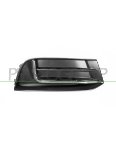 GRIGLIA DESTRA PARAURTI ANTERIORE NERA CON MODANATURA CROMATA MOD. DESIGN AUDI A3 4 PORTE CABRIO (8VE-8VM) Mod. 02-16 - 04-20