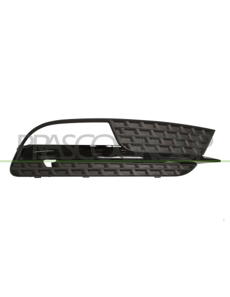 GRIGLIA DESTRA PARAURTI ANTERIORE NERA CON MODANATURA NERA LUCIDA AUDI A5 (8T3-8F7) COUPE'-CABRIOLET Mod. 08-11 - 03-17