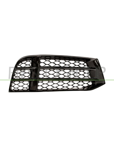 GRIGLIA DESTRA PARAURTI ANTERIORE NERA LUCIDA MOD. RS5 AUDI A5 (8T) SPORTBACK Mod. 08-11 - 03-17