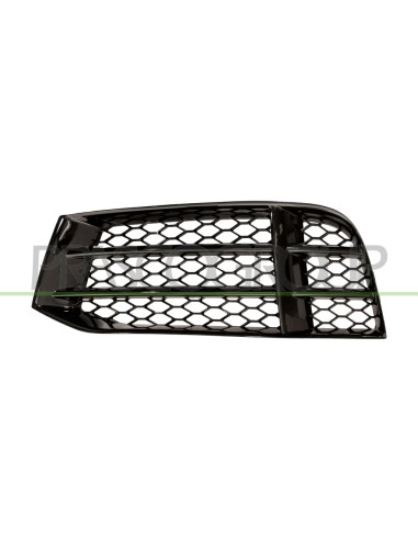 GRIGLIA SINISTRA PARAURTI ANTERIORE NERA LUCIDA MOD. RS5 AUDI A5 (8T) SPORTBACK Mod. 08-11 - 03-17