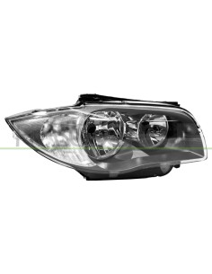 PROIETTORE DESTRO H7+H7 ELETTRICO SENZA MOTORE GRIGIO SCURO MOD. 09 in poi 11 BMW 1 SERIES E87-E81 LCI Mod. 05-07 - 01-11
