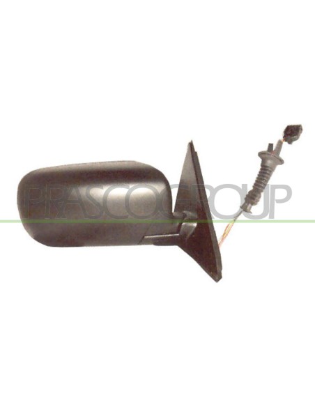 RETROVISORE DESTRO ELETTRICO TERMICO CON PRIMER CONVESSO BLU 4 PORTE 09-97 in poi 02 7 PINS BMW 5 SERIES E39 Mod. 11-95 - 08-00