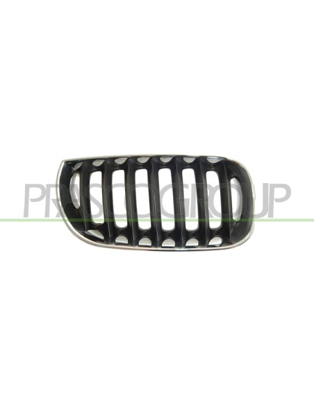 GRIGLIA RADIATORE DESTRA CROMATA NERA BMW X3 E83 Mod. 01-04 - 02-07