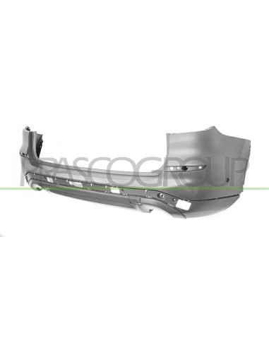 PARAURTI POSTERIORE CON PRIMER CON FORI PARK ASSIST CON TAPPO COPRI GANCIO BMW X3 G01 Mod. 08-17 - 08-21