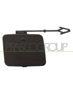TAPPO COPRI GANCIO TRAINO DESTRO PARAURTI POSTERIORE NERO GOFFRATO BMW X5 E70 Mod. 01-07 - 03-10