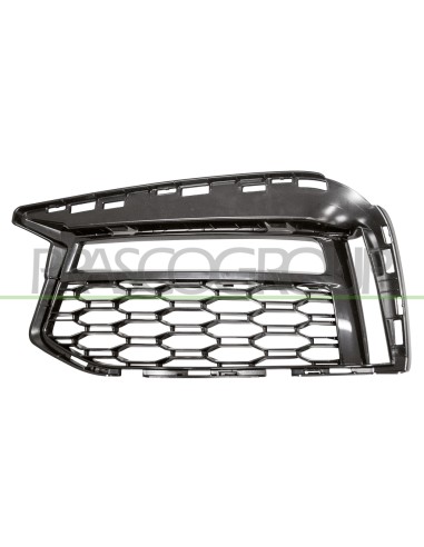 GRIGLIA SINISTRA PARAURTI ANTERIORE NERA APERTA BMW 5 SERIES G30-G31-F90 M TECH Mod. 01-17 - 06-20