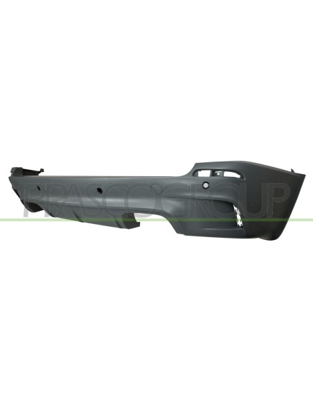 PARAURTI POSTERIORE CON PRIMER CON FORI PDC+SUPPORTI CON TAPPO COPRI GANCIO BMW X5 E70N M TECH Mod. 05-10 - 05-13