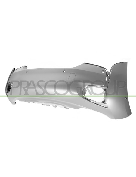 PARAURTI ANTERIORE CON PRIMER CON TAPPO COPRI GANCIO CON FORI PDC CON FORI PARK ASSIST+SUPPORTI