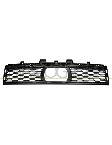 GRIGLIA PARAURTI ANTERIORE CENTRALE NERA PER ACTIVE CRUISE CONTROL BMW X5 G05 M TECH Mod. 08-18 - 02-23