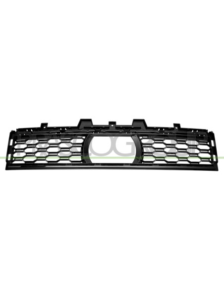 GRIGLIA PARAURTI ANTERIORE CENTRALE NERA PER ACTIVE CRUISE CONTROL BMW X5 G05 M TECH Mod. 08-18 - 02-23