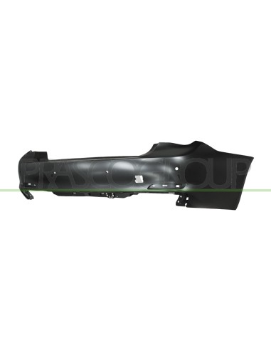 PARAURTI POSTERIORE CON PRIMER CON FORI PDC+SUPPORTI CON TAPPO COPRI GANCIO BMW 7 SERIES F01-F02 Mod. 01-09 - 10-12