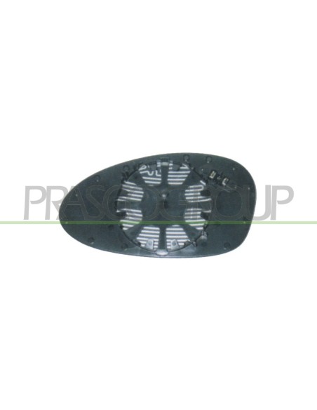 PIASTRA SPECCHIO DESTRA TERMICA ASFERICA BLU BMW 1 SERIES E87-E81 Mod. 08-04 - 04-07