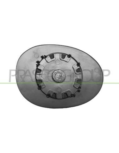 PIASTRA SPECCHIO SINISTRA ASFERICA CITROEN C1 Mod. 06-05 - 12-08