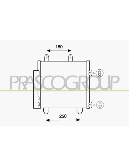 CONDENSATORE CITROEN - C1 - Mod. 05-14 -