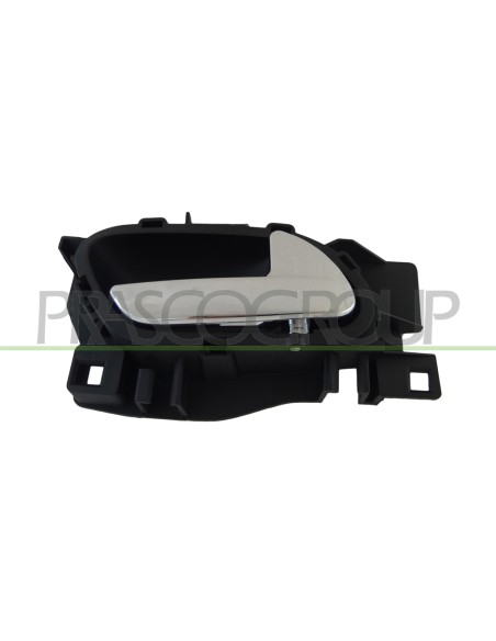 MANIGLIA ANTERIORE DESTRA INTERNA CON LEVA CROMATA CON MOSTRINA NERA PEUGEOT RCZ Mod. 01-10