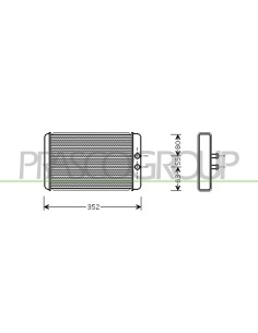 RISCALDATORE PEUGEOT BOXER Mod. 01-02 - 12-05