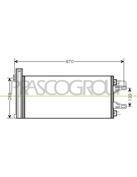 CONDENSATORE PEUGEOT BOXER Mod. 01-06 - 11-14