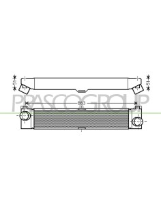 INTERCOOLER CITROEN JUMPER Mod. 01-06 - 06-14