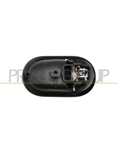 MANIGLIA ANTERIORE-POSTERIORE SINISTRA INTERNA CON LEVA ARGENTO CON MOSTRINA NERA A CAVO RENAULT TWINGO Mod. 02-12 - 08-14 2