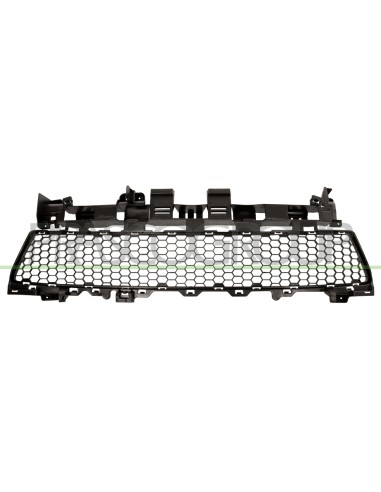 GRIGLIA PARAURTI ANTERIORE CENTRALE NERA DACIA SANDERO STEPWAY Mod. 01-13 - 12-16