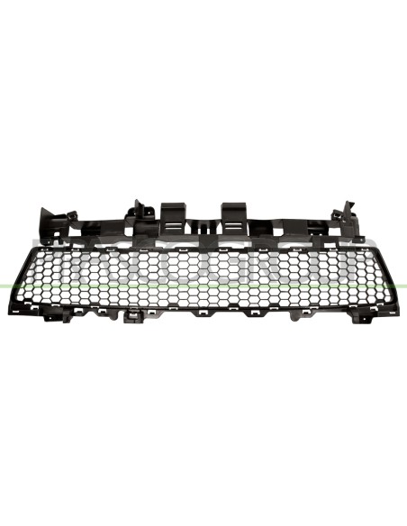 GRIGLIA PARAURTI ANTERIORE CENTRALE NERA DACIA SANDERO STEPWAY Mod. 01-13 - 12-16
