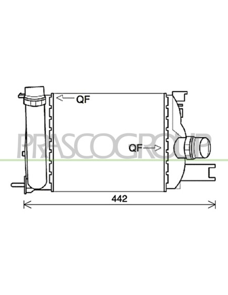 INTERCOOLER DACIA SANDERO STEPWAY Mod. 01-13 - 12-16