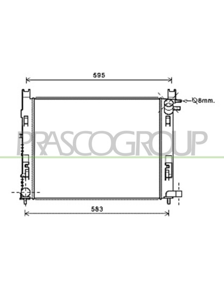 RADIATORE DACIA - SANDERO STEPWAY - Mod. 01-13 - 1