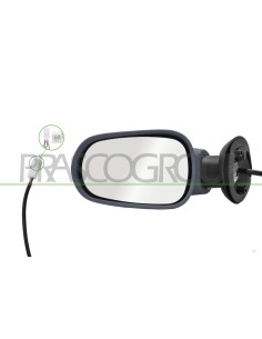RETROVISORE SINISTRO ELETTRICO CON PRIMER TERMICO CONVESSO 5 PINS RENAULT LOGAN Mod. 06-05 - 09-08 2