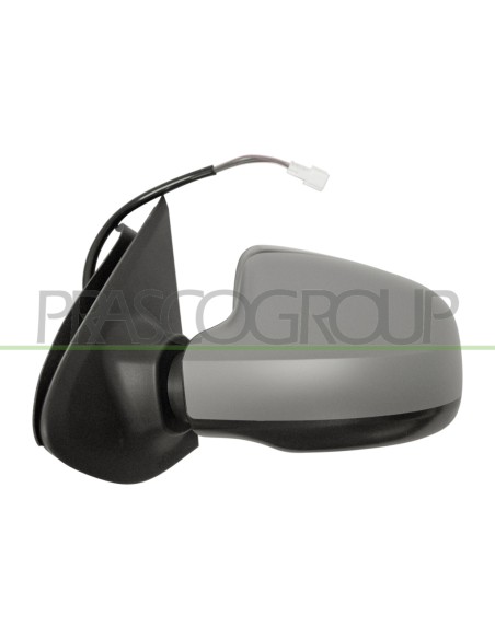 RETROVISORE SINISTRO ELETTRICO TERMICO CON PRIMER CONVESSO DACIA SANDERO STEPWAY Mod. 01-13 - 12-16