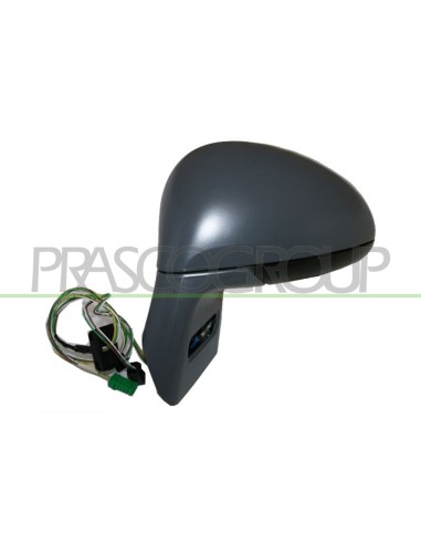 RETROVISORE SINISTRO ELETTRICO TERMICO CON PRIMER CONVESSO BLU CITROEN C4 Mod. 09-04 - 09-08