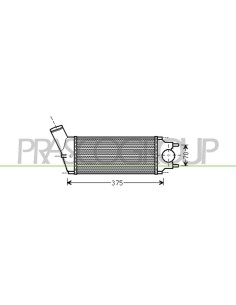 INTERCOOLER CITROEN C4 Mod. 09-04 - 09-08