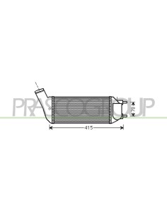 INTERCOOLER CITROEN C4 PICASSO Mod. 11-10 - 06-13