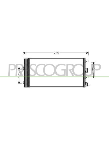 CONDENSATORE DACIA DUSTER Mod. 05-10 - 05-13