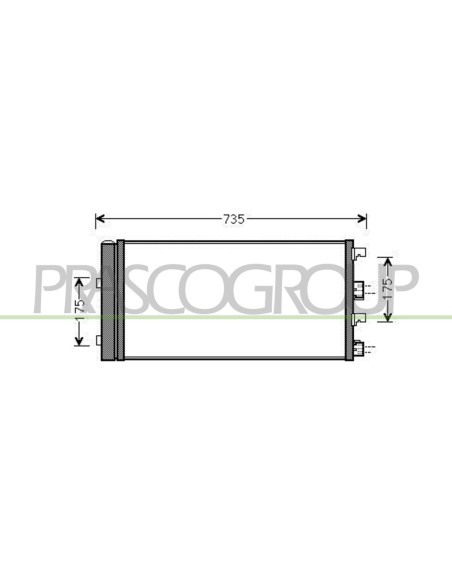 CONDENSATORE DACIA DUSTER Mod. 05-10 - 05-13