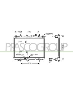 RADIATORE PEUGEOT 406 Mod. 06-99 - 05-04
