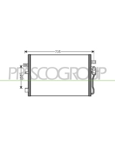 CONDENSATORE CHRYSLER-DODGE - JOURNEY - Mod. 03-08