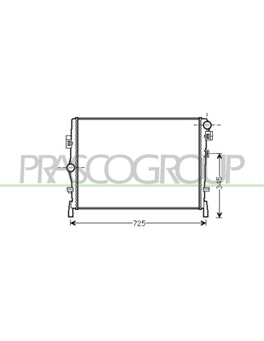 RADIATORE CHRYSLER-DODGE JOURNEY Mod. 03-08 - 12-10