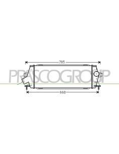 INTERCOOLER NISSAN PRIMASTAR Mod. 01-07 - 12-15